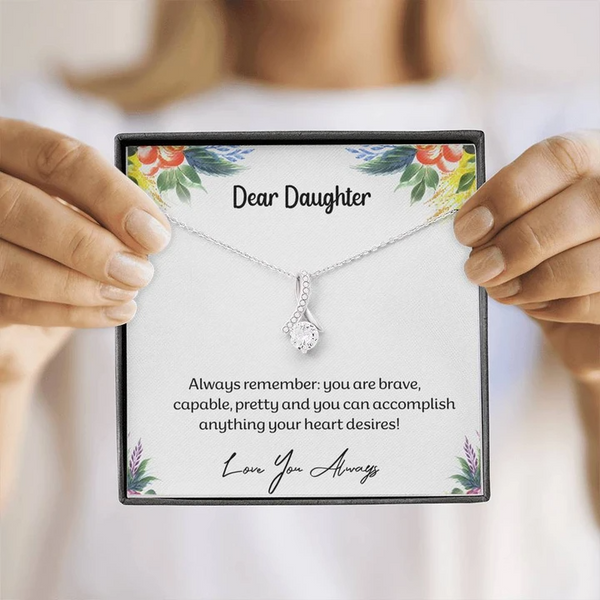 Dear daughter necklace store