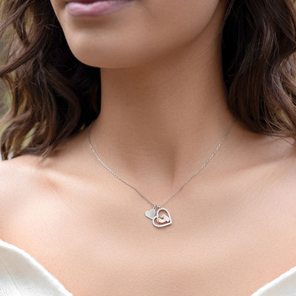 Buy Unique Gift For Pregnant Wife Baby Feet Heart Necklace Gift Set Fabunora