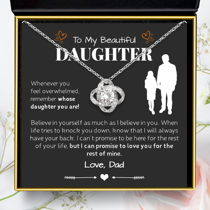 Heartfelt Gift for Daughter from Father - Pure Silver Necklace Gift Set