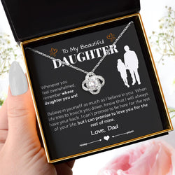 Heartfelt Gift for Daughter from Father - Pure Silver Necklace Gift Set