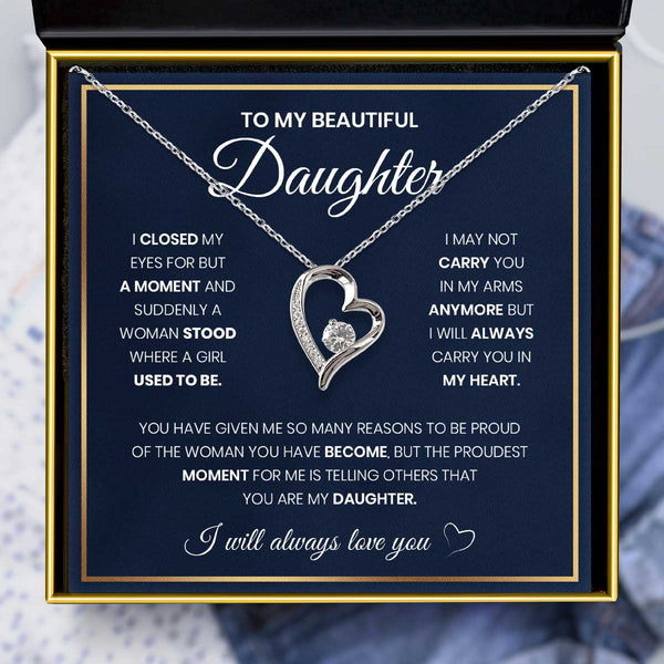 Most Special Gift For Daughter 2025 - Pure Silver Heart Necklace Gift Set