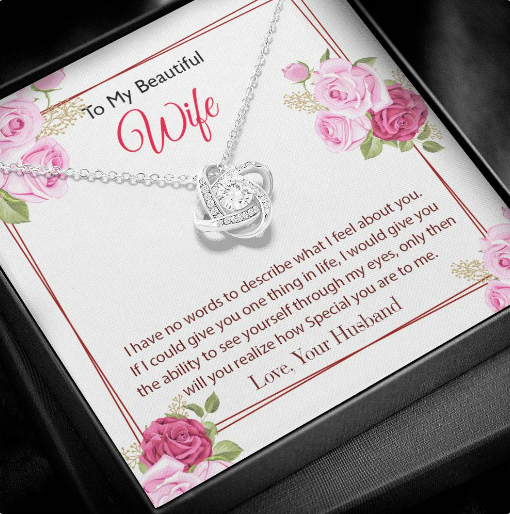 Most Special Gift for Wife - Pure Silver Necklace Gift Set