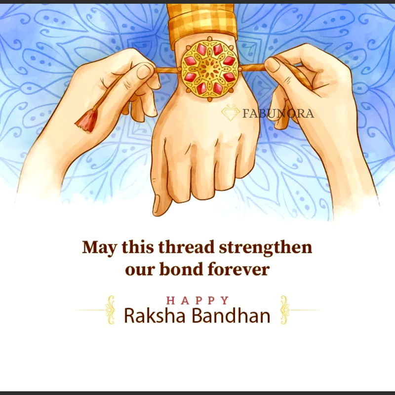 Make Your Own Rakhi Gift Hamper - Pure Silver Necklace Gift Set