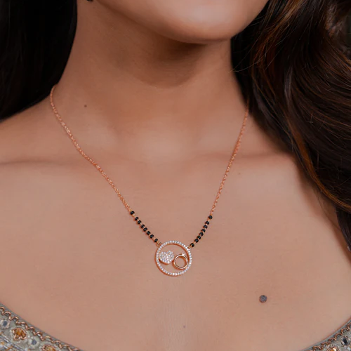Circle of Love Mangalsutra - 925 Sterling Silver