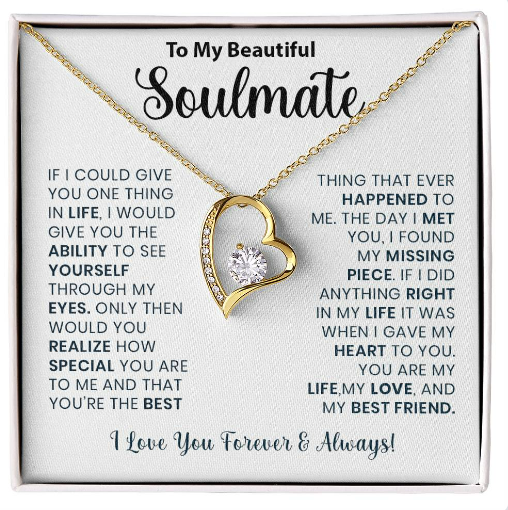 Most Special Gift for Soulmate - Pure Silver Necklace Gift Set