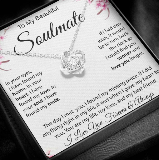 Amazing Gift for Soulmate - Pure Silver Necklace Gift Set