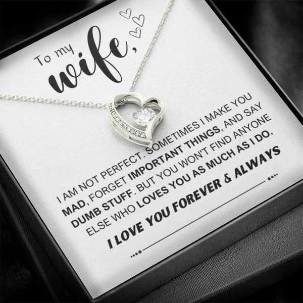 Special Heartfelt Gift For Wife - Pure Silver Necklace Gift Set