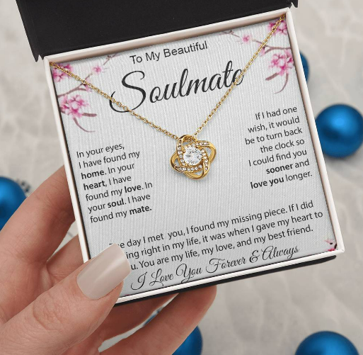 Amazing Gift for Soulmate - Pure Silver Necklace Gift Set