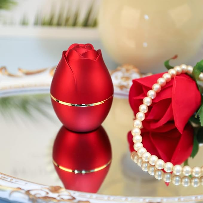 Red Rose LED Box With 925 Sterling Silver Necklace Gift Set