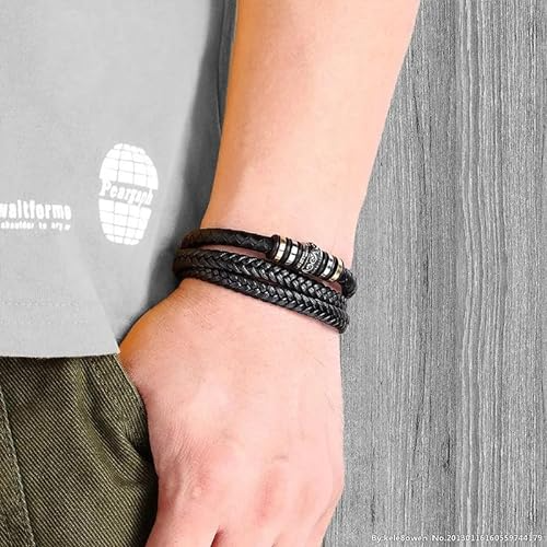 Love You Bracelet for Daddy To Be  | Handmade Leather Bracelet For Men