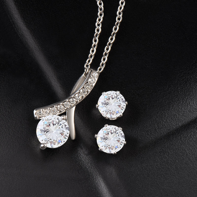 Best Gift For Wife - Pure Silver Necklace Gift Set