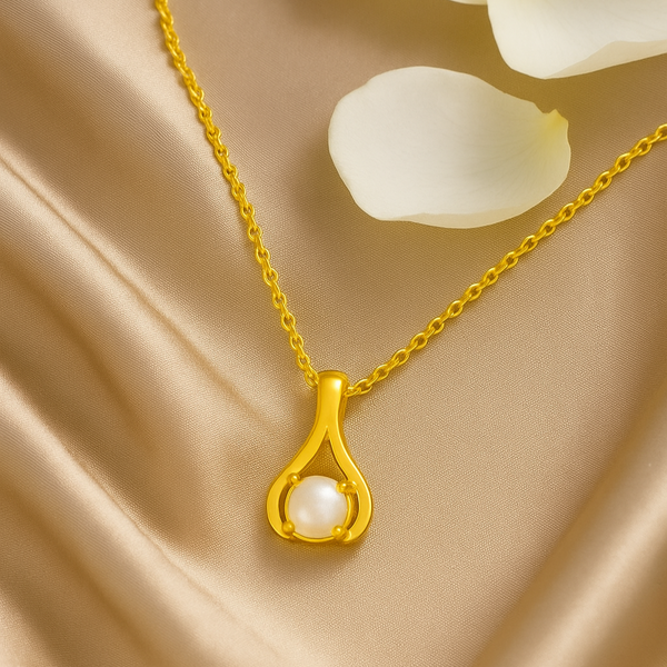 Aurora Pearl - 925 Sterling Silver Pendant Set