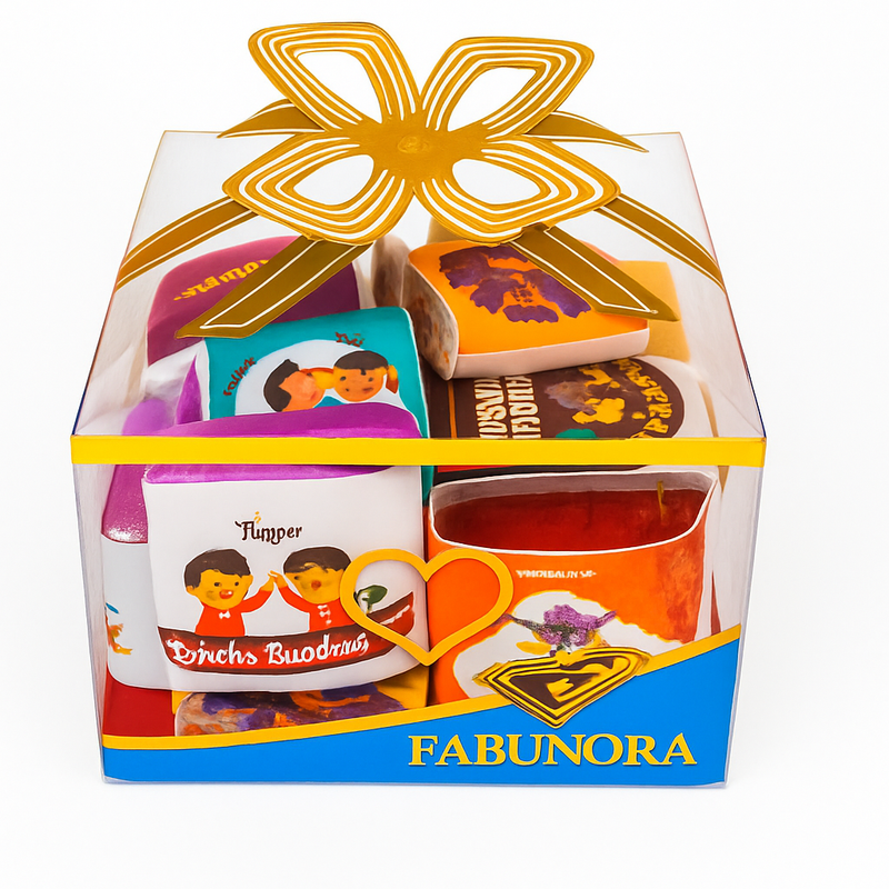 Luxury Rakhi Gift Hamper - 925 Sterling Silver Necklace + 10g Silver Coin + Chocolates + Organizer + ₹500 Gift Voucher