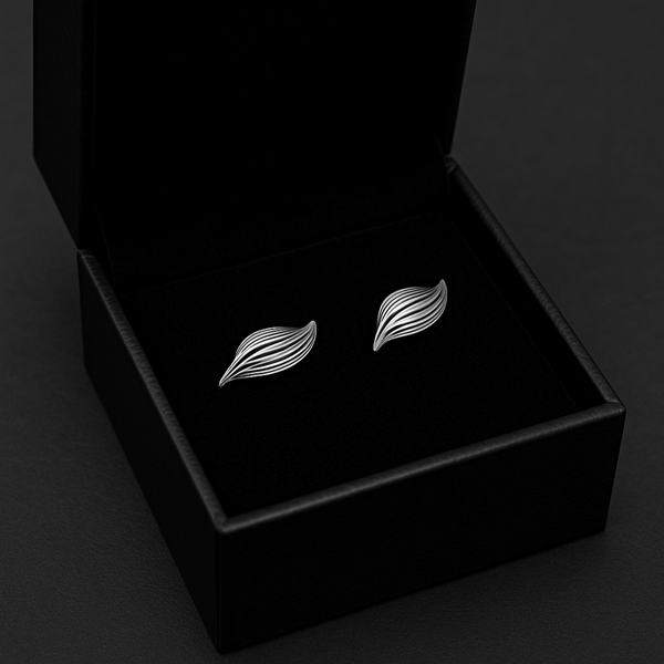 Fabunora Whispering Leaf 925 Silver Earrings