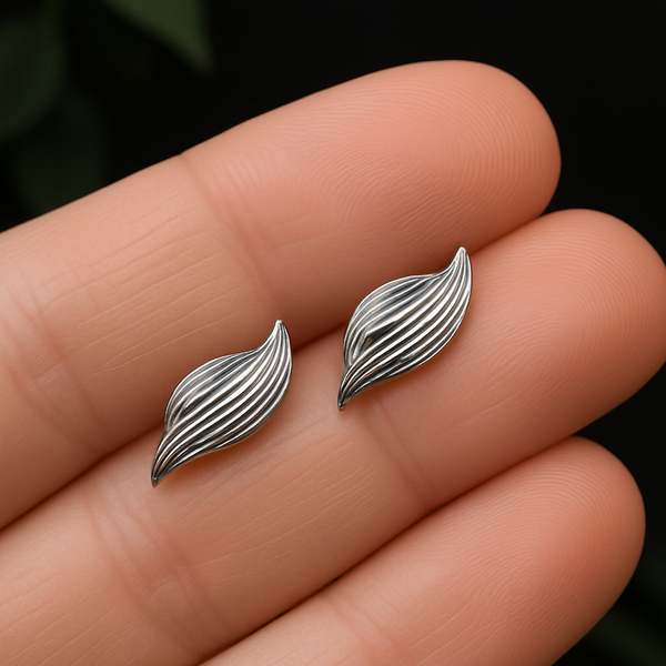 Fabunora Whispering Leaf 925 Silver Earrings
