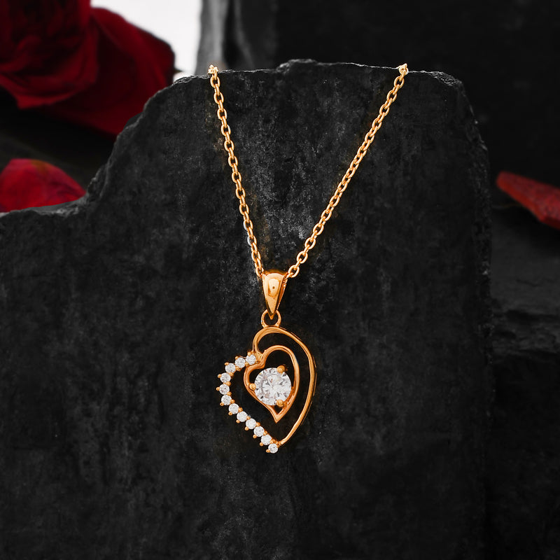 Most Special Gift For Wife 2025 - Pure Silver Luxe Heart Necklace Gift Set