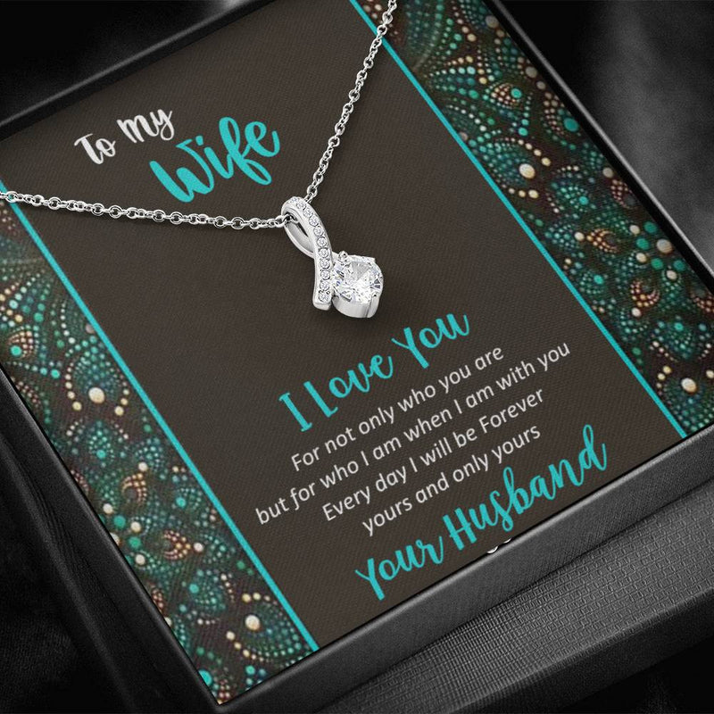 Best Gift For Wife - Pure Silver Necklace Gift Set