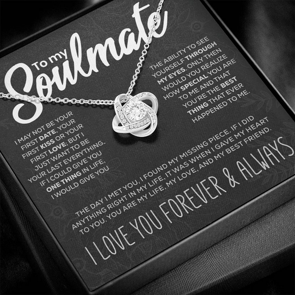 Unique Gift For Soulmate - Pure Silver Necklace Gift Set