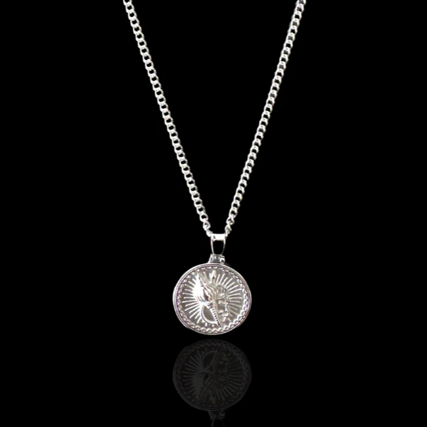 Hanuman Gada Pendant - 925 Sterling Silver Pendant Gift Set