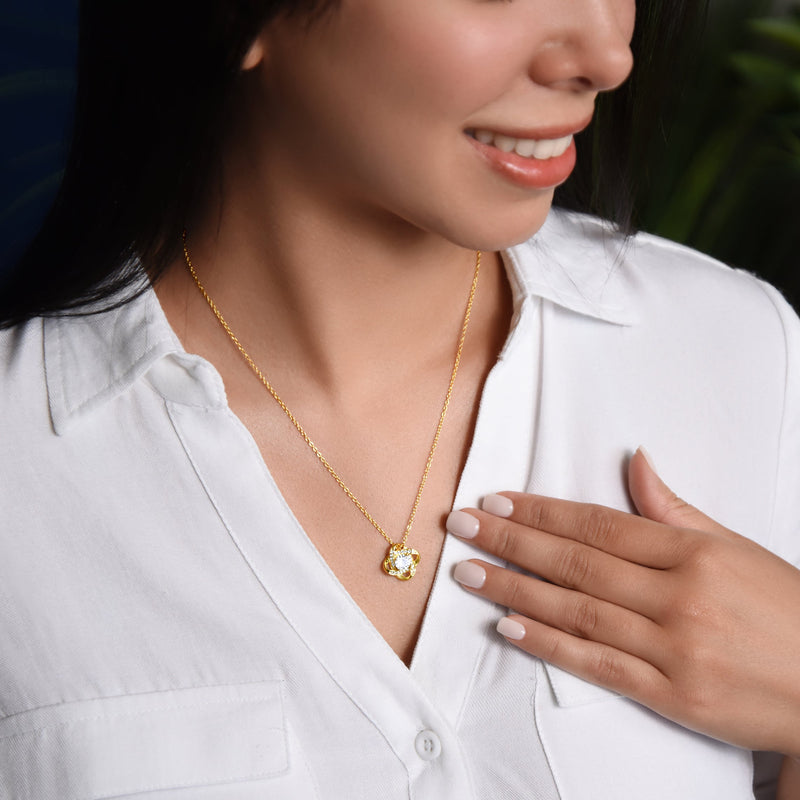Most Unique Gift For Her 2025 - Pure Silver Loveknot Necklace Gift Set
