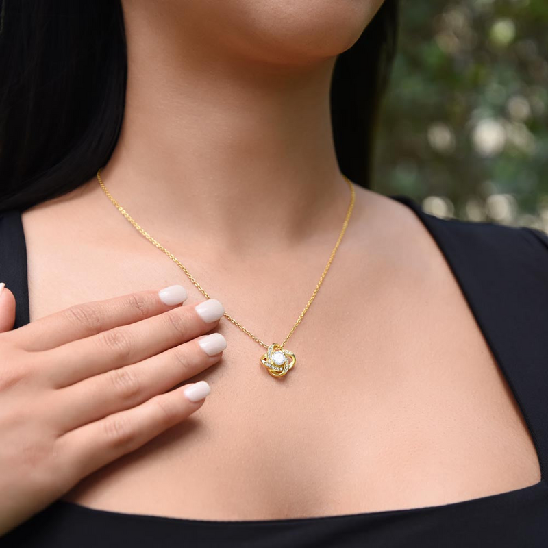 Unique Heartfelt Gift For Female - Pure Silver Necklace Gift Set