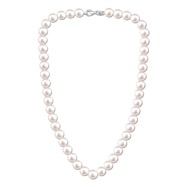 Pearl Necklace for Women 925 Sterling Silver