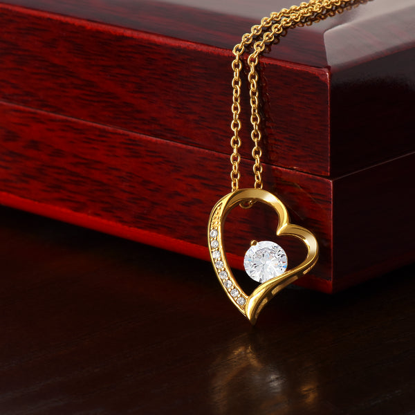 Dazzling Heart Style - 925 Sterling Silver Necklace