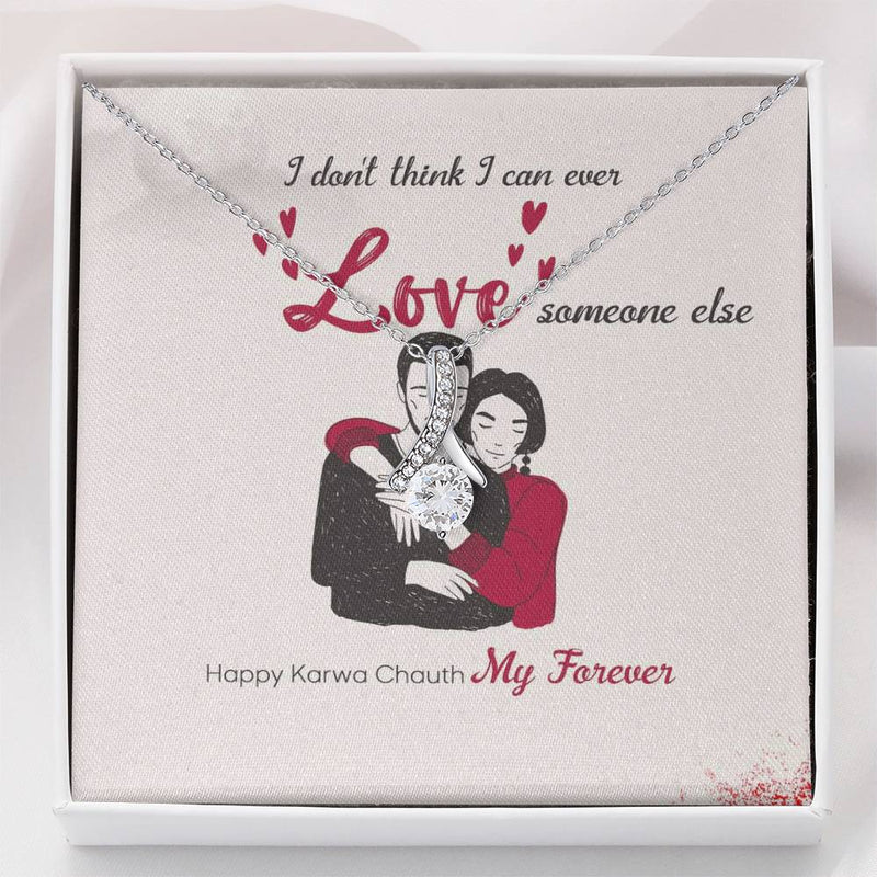 Top Karva Chauth Gift For Love - 925 Sterling Silver Necklace Gift Set