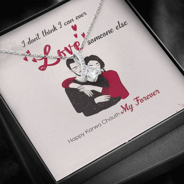 Top Karva Chauth Gift For Love - 925 Sterling Silver Necklace Gift Set