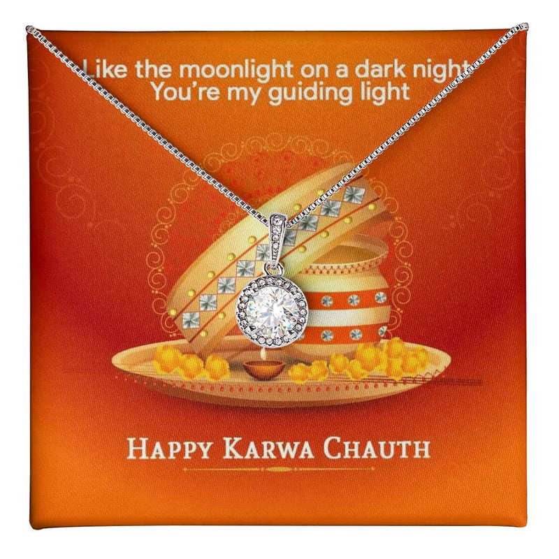Ideal Karva Chauth Gift For Wife - 925 Sterling Silver Necklace Gift Set