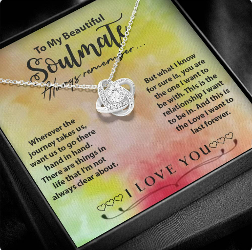 Most Perfect Gift for Soulmate - Pure Silver Necklace Gift Set
