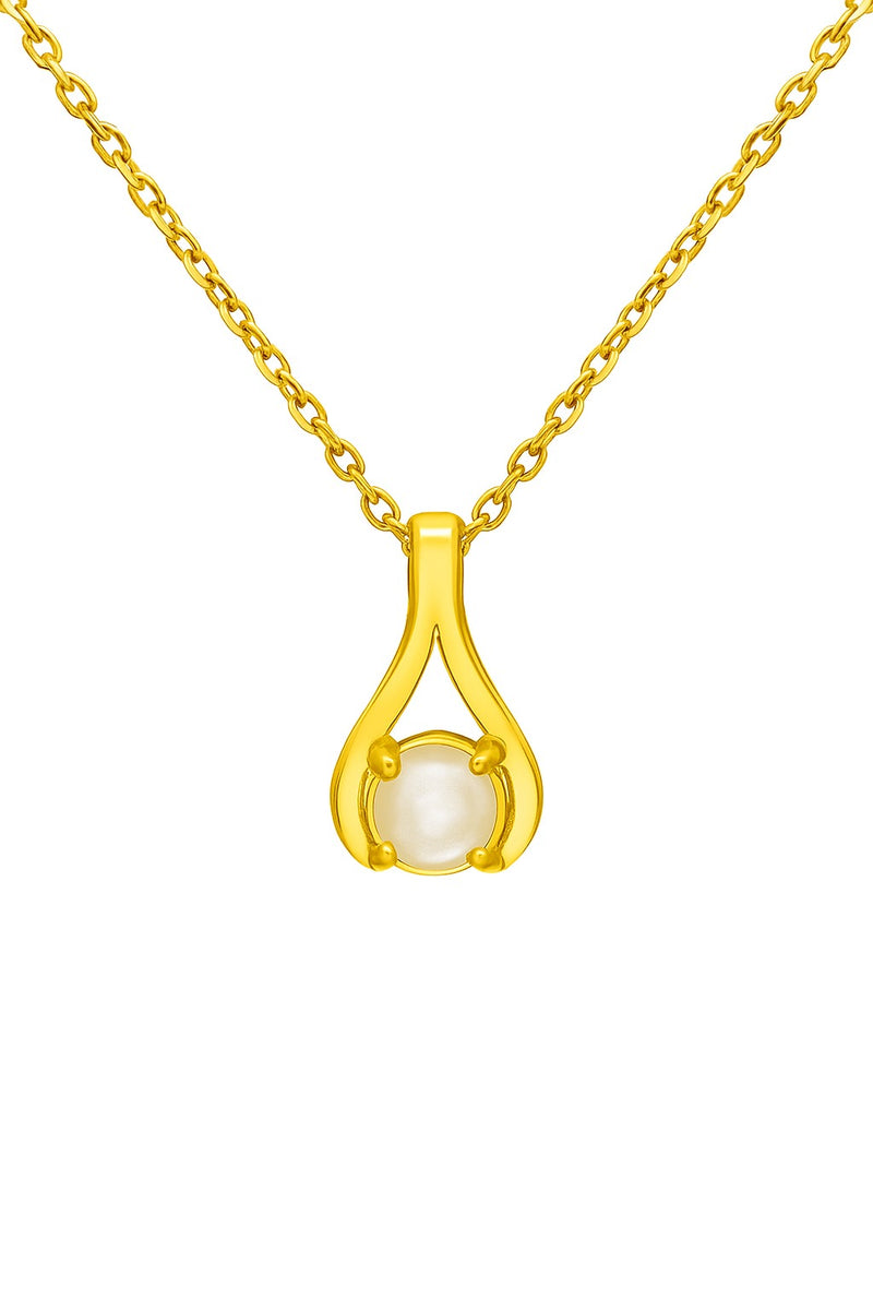 Aurora Pearl - 925 Sterling Silver Pendant Set