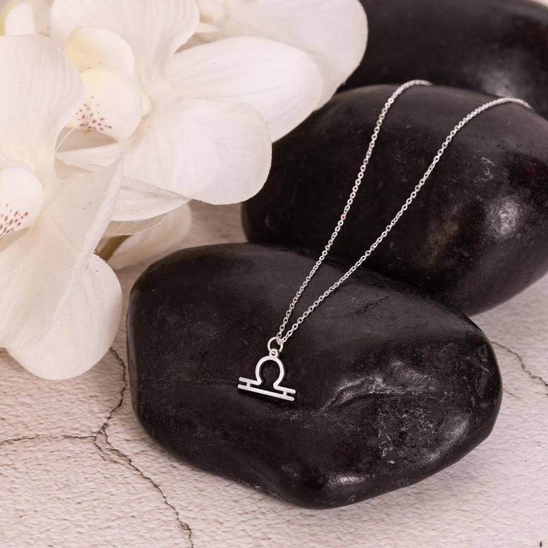 Zodiac Sign Necklace - 925 Sterling Silver Pendant Set