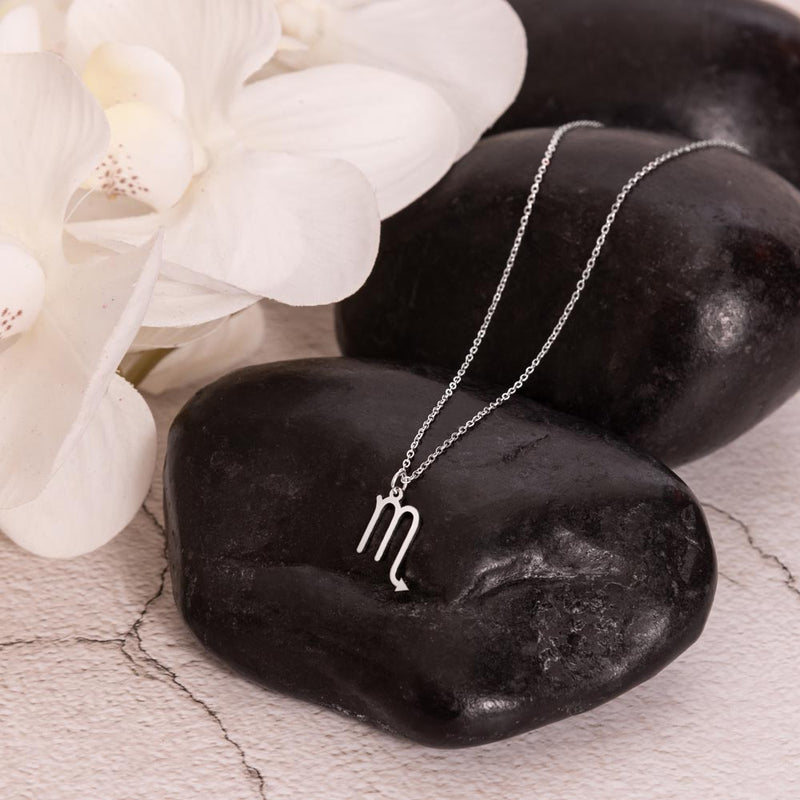 Zodiac Sign Necklace - 925 Sterling Silver Pendant Set