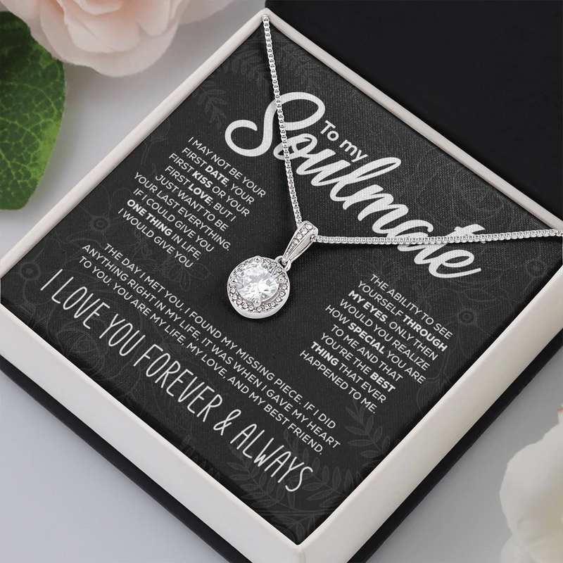 Unique Gift For Soulmate - Pure Silver Necklace Gift Set