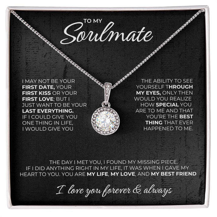 Perfect Gift For Soulmate - Pure Silver Necklace Gift Set