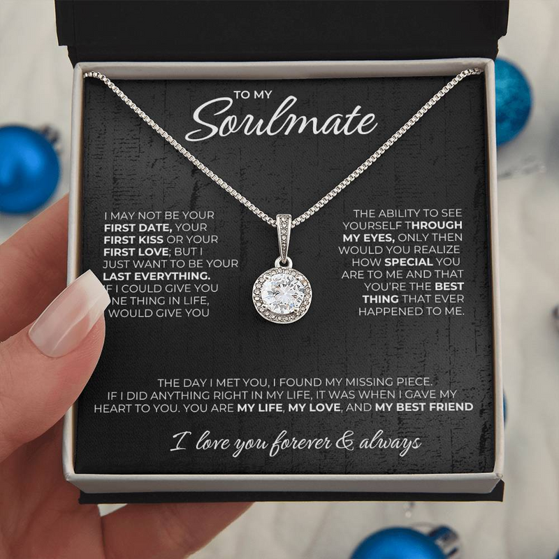 Perfect Gift For Soulmate - Pure Silver Necklace Gift Set