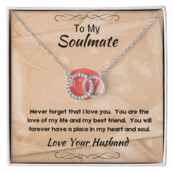 To My Soulmate - 925 Sterling Silver Pendant Set