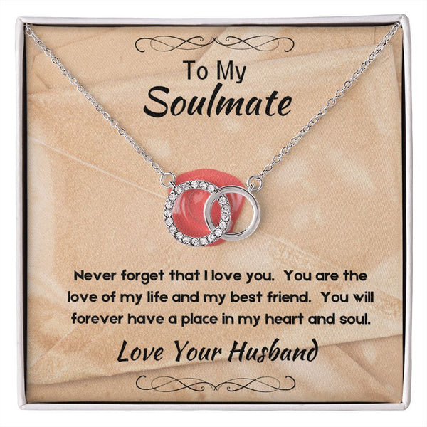 To My Soulmate - 925 Sterling Silver Pendant Set