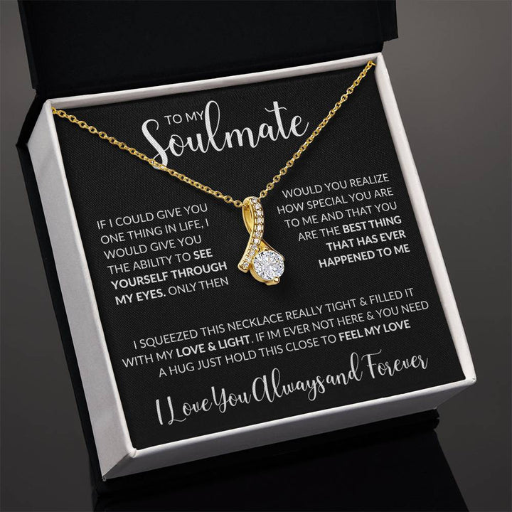 Most Unique Gift For Soulmate - Pure Silver Necklace Gift Set