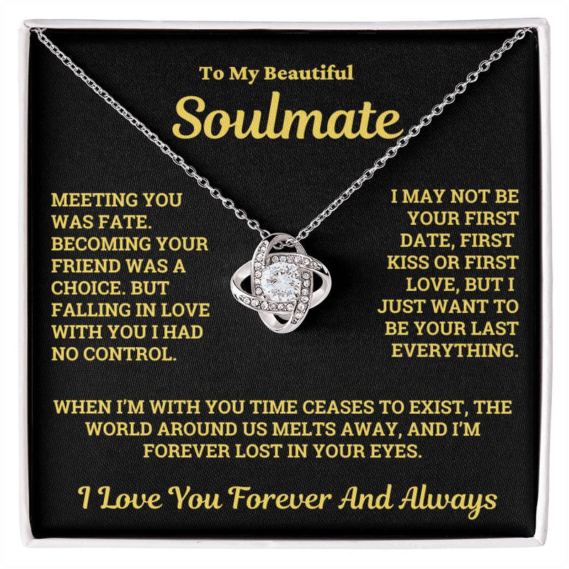 Special Heartfelt Gift For Soulmate - Pure Silver Necklace Gift Set