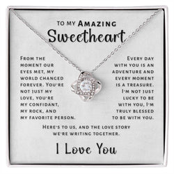 Romantic Gift 2025 For Female Partner - Pure Silver Necklace Gift Set