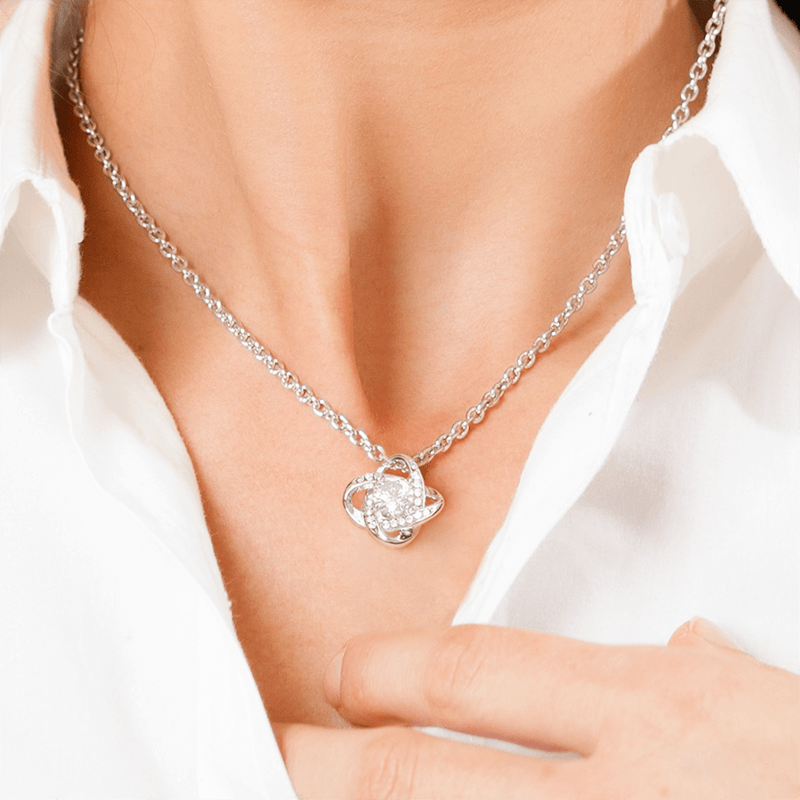 Unique Heartfelt Gift For Female - Pure Silver Necklace Gift Set