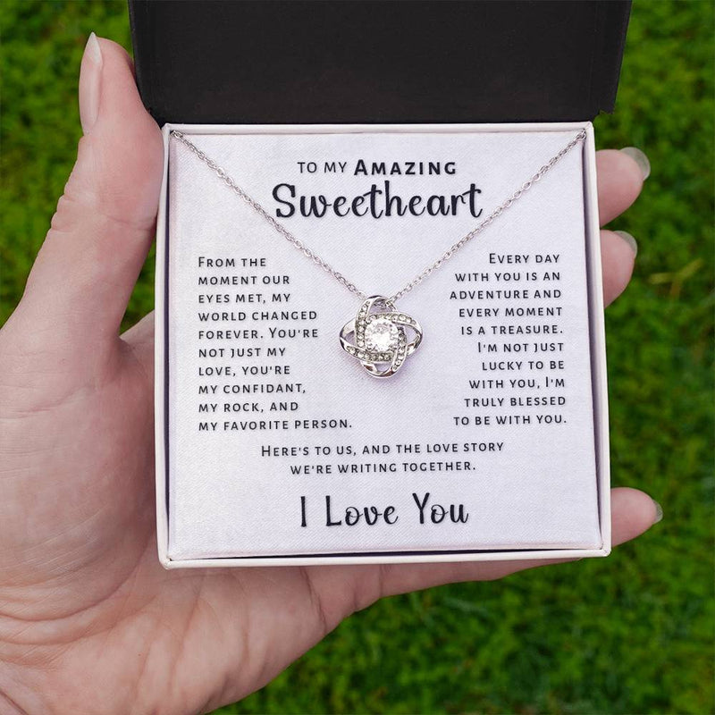 Romantic Gift 2025 For Female Partner - Pure Silver Necklace Gift Set