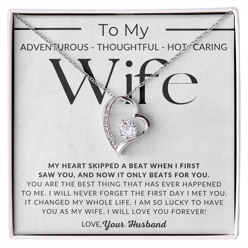Thoughtful Gift For Wife 2025 - Pure Silver Heart Necklace Gift Set