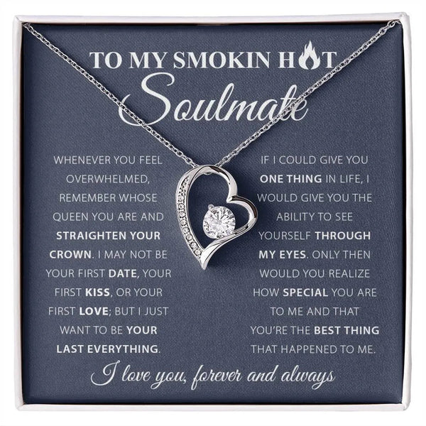 Most Amazing For Soulmate - Pure Silver Heart Necklace Gift Set