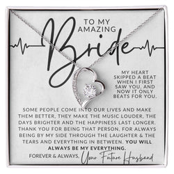 Heartfelt Gift For Wife to Be 2025  - Pure Silver Heart Necklace Gift Set