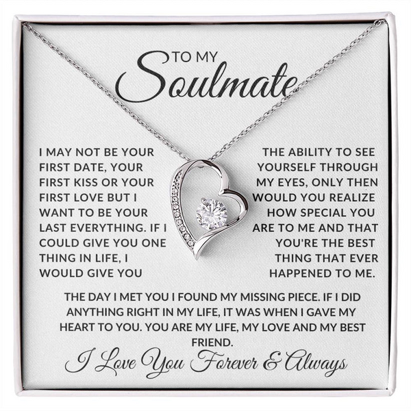 Most Special Gift For Soulmate - 925 Sterling Silver Necklace Gift Set