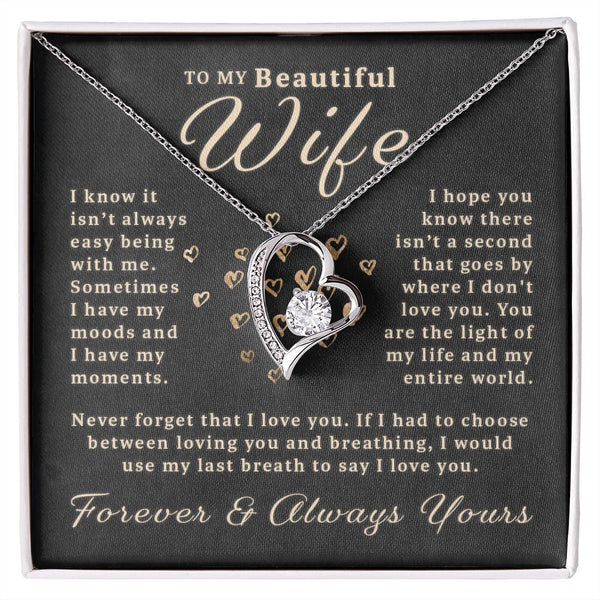 Special Romantic Gift For Wife 2024 - Pure Silver Heart Necklace Gift Set