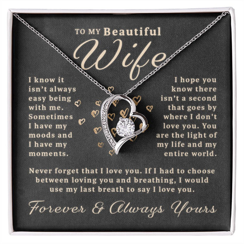Special Romantic Gift For Wife 2025 - Pure Silver Heart Necklace Gift Set
